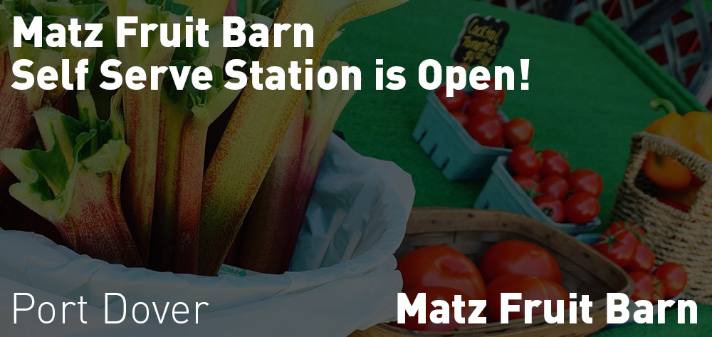 Matz Fruit Barn's Self Serve Station is Open! 