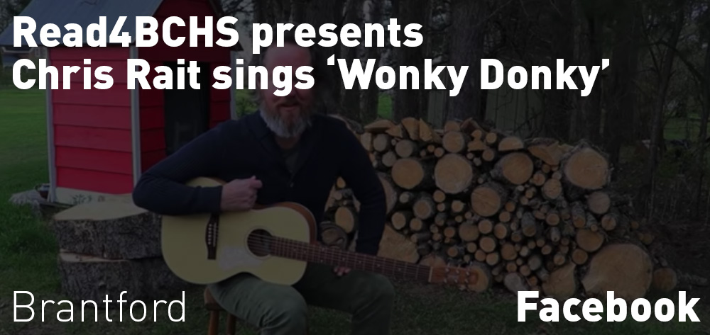 Read4BCHS presents Chris Rait sings 'Wonky Donkey' on Facebook. 